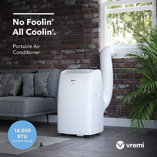 VREMI 10,000 BTU PORTABLE AIR CONDITIONER WITH HORIZONTAL - Scratch & Dent