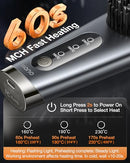 LLANO PORTABLE CORDLESS HAIR STRAIGHTENER BRUSH [2024 UPGRADED] - DARK GRAY - Like New