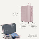 SWISSGEAR 7366 SIGNATURE HARDSIDE LUGGAGE SPINNER WHEELS WEEKENDER/27 - PINK - Like New
