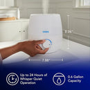 Vicks NaturalCare Cool Mist Ultrasonic Humidifier Color-Changing Light - Brand New