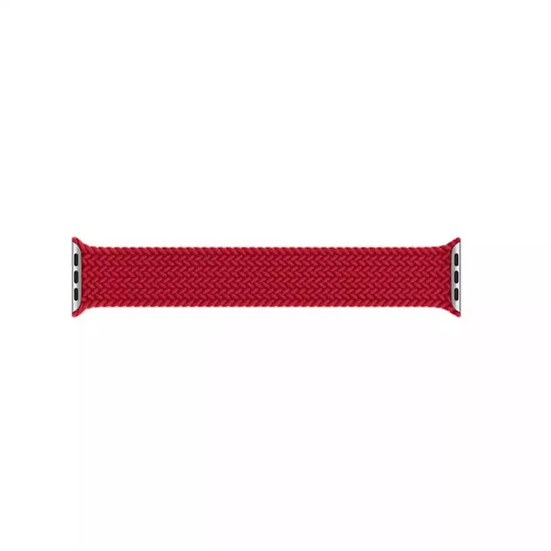 APPLE WATCH BRAIDED SOLO LOOP 41MM - SIZE 3 - RED - Like New