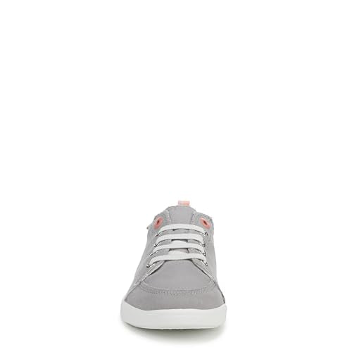 Vionic Pismo Lace-Up Shoes Light Gray Canvas Size 7 - Like New