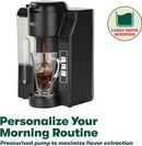 BELLA Single Serve Coffee Maker Dual Brew K-cup Compatible - Scratch & Dent