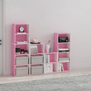 Furinno Luder 3-Tier Open Shelf Bookcase 21050PIWH - Pink/White - Like New