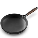 LAMFO 12" CAST IRON SKILLET FRYING PAN REMOVABLE HANDLE PFAS-FREE - BLACK - Like New
