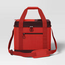 SUN SQUAD 24 CANS/9QT SOFT-SIDED COOLER - RED - Like New