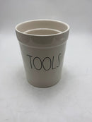 Rae Dunn By Magenta, Ceramic "TOOLS" Crock Utensil Holder - Like New