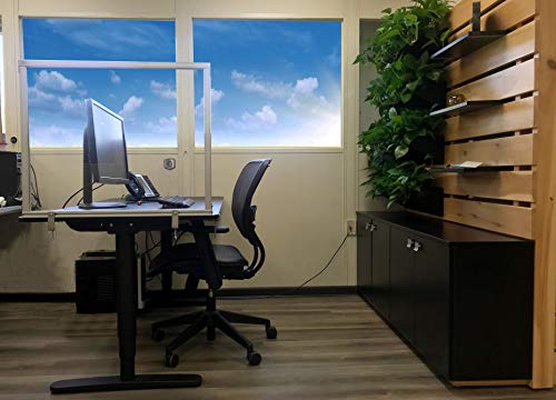 Ghent Desktop Acrylic Protection Screen, 29 X 1 X 24, Clear - Brand New