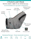 FLEEROSE CPC-CERTIFIED HIP SEAT BABY CARRIER - NEW ERGONOMIC BENCH DESIGN - GRAY - Brand New