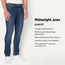 AMAZON ESSENTIALS MEN SIZED TINTED MEDIUM INDIGO - SIZE 34X34 - Brand New