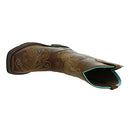 10033983 ARIAT WOMENS BRIGHT EYES II SQUARE TOE BOOT SIZE 7 - WEATHERED BROWN - Like New