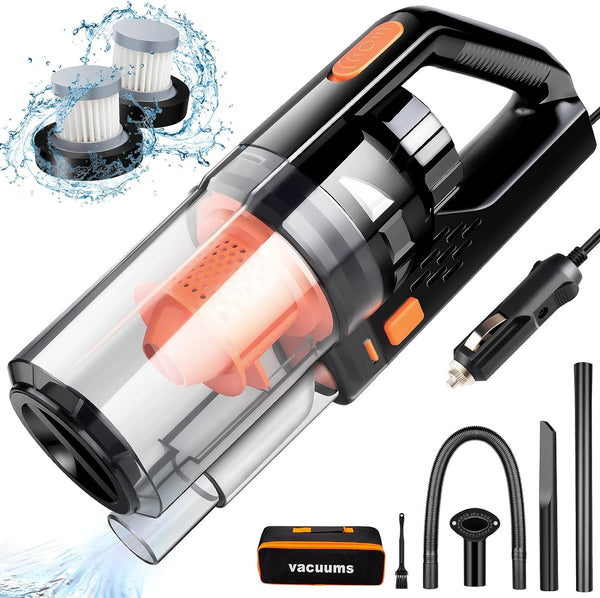KOWASIS SV11 Car Vacuum Cleaner, Portable High Power 150W/7500Pa, 16.4Ft - Black - Like New
