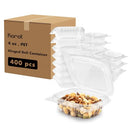 Karat 4oz PET Clear Clamshell Deli Containers Leak-Resistant Pack of 400 - Brand New