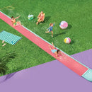 SUN SQUAD 40' DOUBLE INFLATABLE WATER SLIDES XL - PINK/BLUE - Like New
