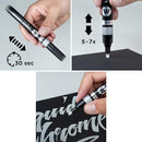 Molotow Liquid Chrome Marker (with Special Ink for Real Mirror Effect) 3 Items - Brand New