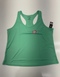 GALAXY BY HARVIC WOMENS GREEN ATHLETIC TANK - SIZE 3X-LARGE - MINT - Brand New