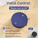 OKP K3 Robot Vacuum Cleaner Self-Charging Robotic Vacuum Cleaner - BLUE Like New