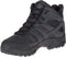 MERRELL MEN'S MOAB 2 MID WP MILITARY BOOTS WIDE WIDTH - SIZE: MEN 10.5W - BLACK - Like New