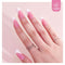 YILAMO PRESS ON NAILS LONG FRENCH TIP COFFIN SQUARE FIVE COLORS 300PCS - BROWN - Like New
