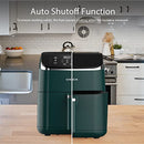 Sakuchi Air Fryer 5.8 Quart with 10 Preset Programs LED Touch Screen - Green - Brand New