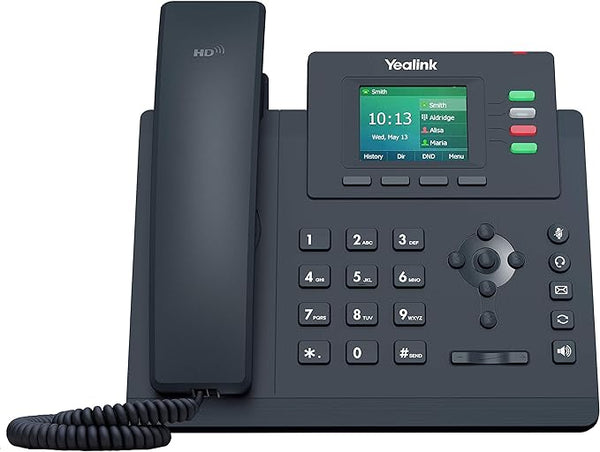 Yealink T33G IP Phone 4 VoIP Accounts 2.4" Color Display SIP-T33G - BLACK Like New