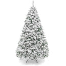 Best Choice Products Artificial Flocked Christmas Tree 6ft Premium Unlit Pines - Brand New