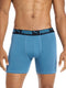 PFA23M151776 PUMA MEN 4 PACK ACTIVE STRETCH BOXER BRIEFS BLUE COMBO SIZE L - Like New