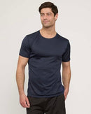 AMZON ESSENTIALS 5 PACK MEN'S DRY FIT WORKOUT T SHIRTS - SIZE L, SET 12 - Brand New
