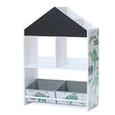 Luxenhome Children's Multi-Functional Wooden Open Bookcase Toy Storage Bin - Brand New