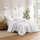 KATHY IRELAND 3PC. WAFFLE DOWN ALTERNATIVE COMFORTER SET - KING - WHITE - Brand New