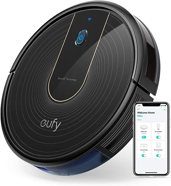 EUFY by Anker BoostIQ RoboVac 15C Wi-Fi 1300Pa Self charging T2120311 - BLACK Like New