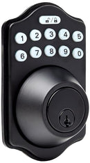 Amazon Basics Electronic Keypad Deadbolt Door Lock Touch-Control 1-Pack - Black - Like New