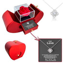 Beyond Love Preserved Rose Gifts for Wife with Sterling Silver Necklace - Brand New