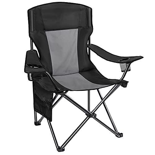 AsterOutdoor Camping Folding Chair Padded Quad Arm Chair - Like New