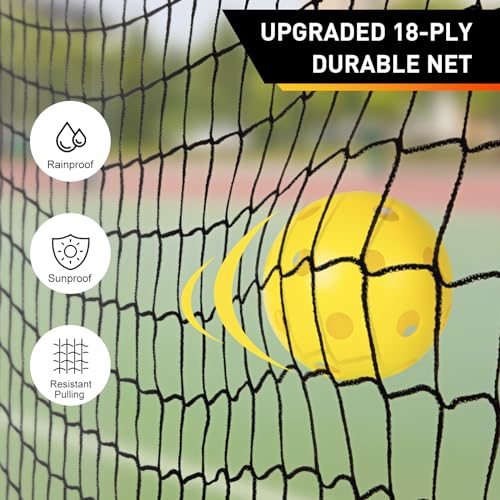 ENERFACE PICKLEBALL NET 22FT REGULATION SIZE PORTABLE PICKLEBALL NET - Like New