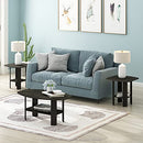 Furinno Simple Design Coffee Table 11179 - Espresso - Like New
