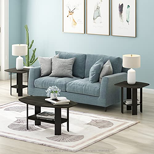 Furinno Simple Design Coffee Table 11179 - Espresso - Like New