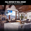 FORGING MOUNT Long Arm TV Mount Dual Articulating Arm Full Motion TV Wall Mount - Brand New