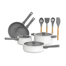 So Yummy by bella 12 Piece Cookware Set w EverGood™, B0D9PFKV24 - Frost - Brand New