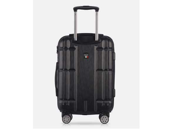 TUCCI MASSA SPINNER WHEELED SUITCASE 3 PIECE SET (20", 26", 30") - BLACK - Like New