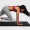 ALL IN MOTION VINYL FITNESS MAT - SIZE 72IN (L), 24IN (W), 1.5IN THICK - BLACK - Like New