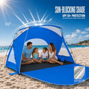 ETTO BEACH TENT PORTABLE SUN SHELTER FOR 2/3/4/6-8 PERSON E002 - BLUE - Like New
