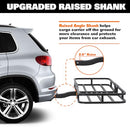 WEIZE Hitch Cargo Carrier 500 lbs Capacity 2" Receiver B09FP3XG1S - Black - Like New