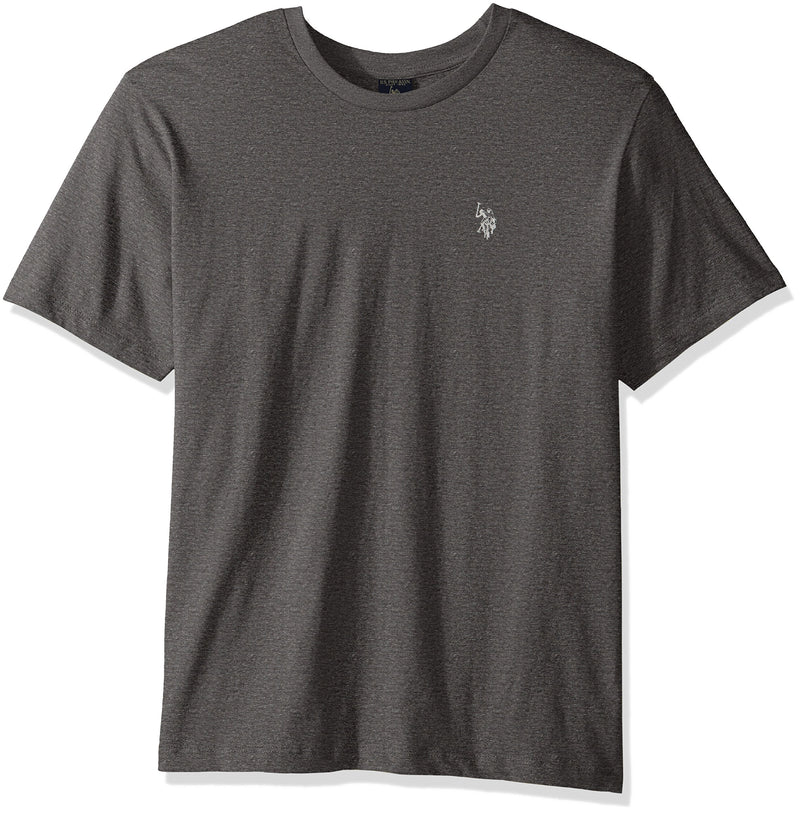 11-3904-04 HEATR/GRAY M BLACK HORSE CLUB U.S. POLO ASSN. MEN'S CREW NECK M - Like New