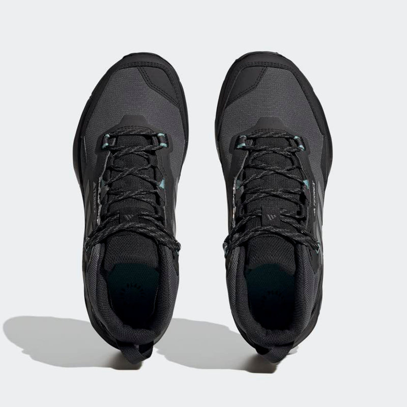 ADIDAS WOMEN'S TERREX AX4 MID TOP GORE-TEX HIKING BLACK/GREY/MINT TON SIZE 12 - Brand New