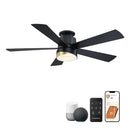 PARROT UNCLE CEILING FAN LIGHT MOUNT 52" BLACK CEILING FAN F6115 - BLACK - Like New