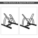 Goplus® Two Bicycle Bike Stand Rack Cycling Rack Floor Storage Organizer - NEW - Brand New
