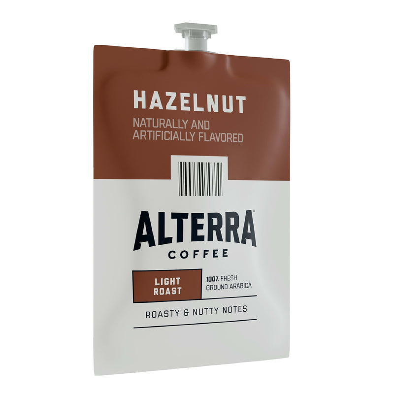FLAVIA COFFEE ALTERRA SINGLE-SERVE COFFEE FRESHPACKS, HAZELNUT, CARTON OF 100 - Brand New