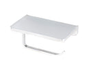 LINKAA Toilet Paper Holder with Shelf Polished Chrome Bathroom - Scratch & Dent