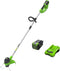 GREENWORKS 40V 12" Cordless Battery String Trimmer w/ 4.0 Ah Battery/Charger Like New